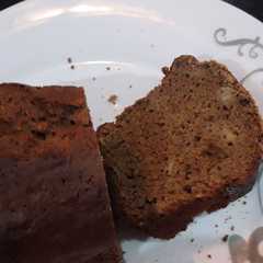 Una foto de Budín integral de manzana
