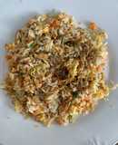Arroz frito con pollo