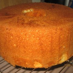A picture of Easy Fluffy Buttermilk Chiffon Cake.