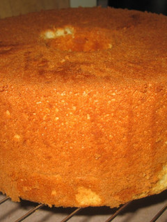 A picture of Easy Fluffy Buttermilk Chiffon Cake.