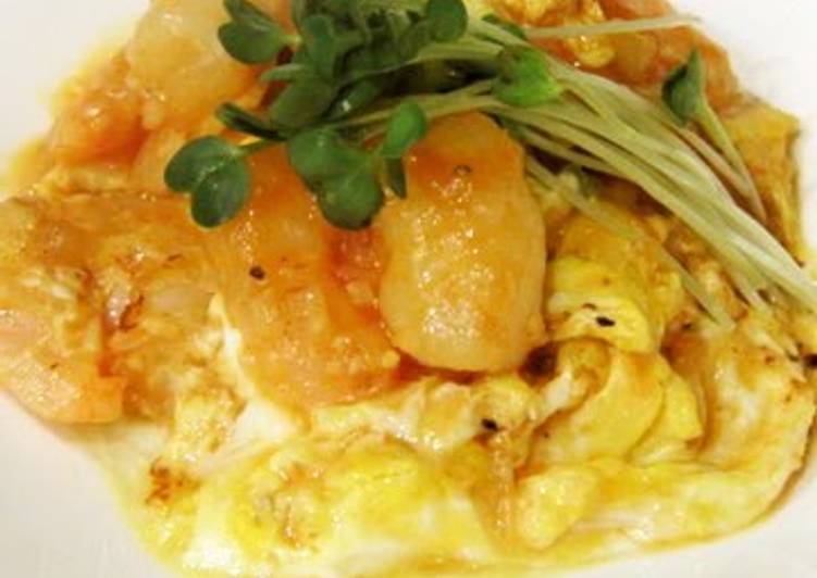 Step-by-Step Guide to Prepare Quick Fluffy Egg and Shrimp Chili Stir-Fry