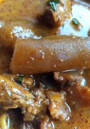 A picture of Ogbono soup.