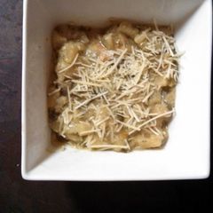 A picture of crock pot creamy veggie chowder.