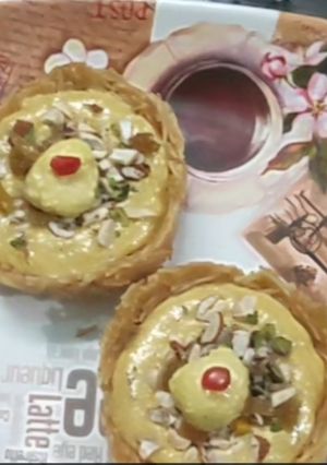 A picture of Siwai Katori with Chena Rabdi.