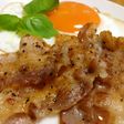 Home-made Pancetta Made from Thinly Sliced Pork