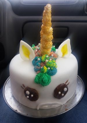 Unikornis torta recept fotója