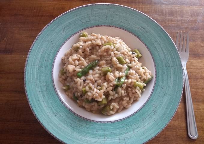 Asparagus risotto