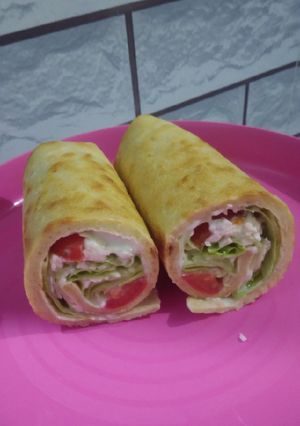 Foto resep Caesar Salad Roll
