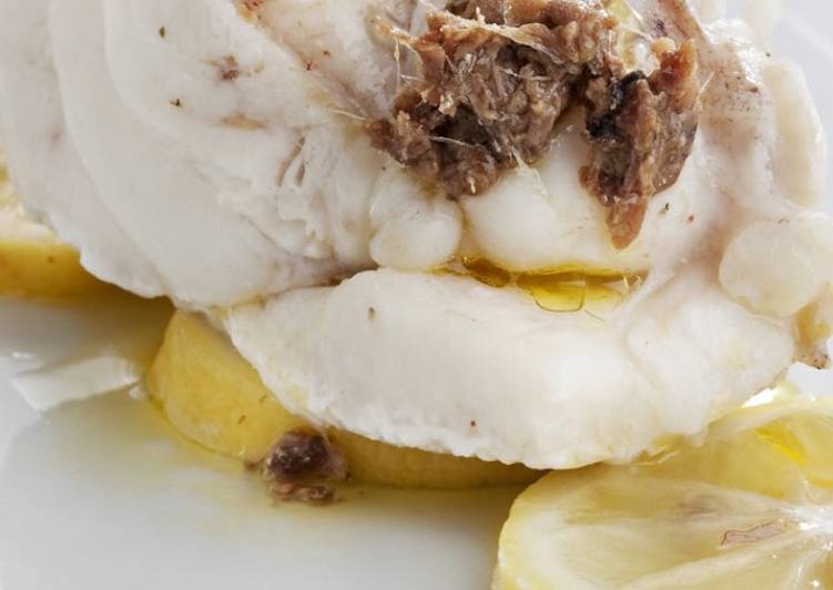 Easiest Way to Make Ultimate Thermomix Lemon Cod with anchovies