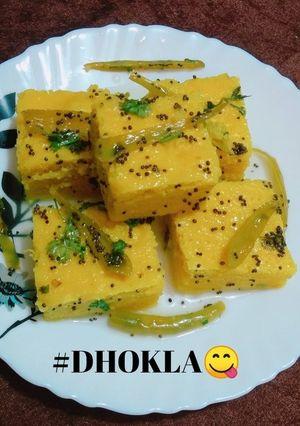 A picture of Dhokla.