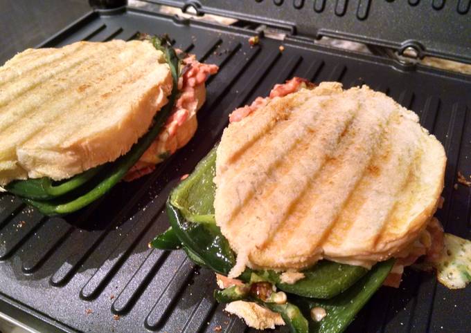 Poblano Pepper Grilled Cheese