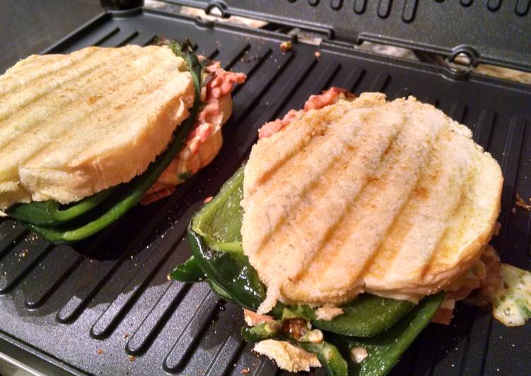 Simple Way to Make Speedy Poblano Pepper Grilled Cheese