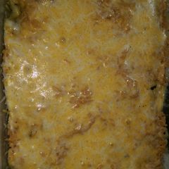 A picture of Easy cheesy Spanish rice casserole.