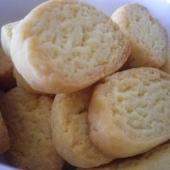 A picture of Salt Cookies Using Leftover Egg Yolks.