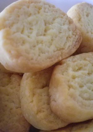 A picture of Salt Cookies Using Leftover Egg Yolks.