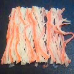 A picture of How To Shred Crab Sticks Quickly!!!.