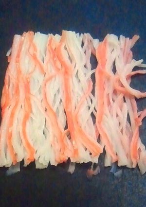 A picture of How To Shred Crab Sticks Quickly!!!.
