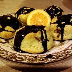 A picture of Orange breakfast biscuits.