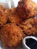 Creamy and Starchy Taro Root Croquettes with Ham and Cheese