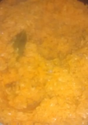 A picture of Spanish rice.