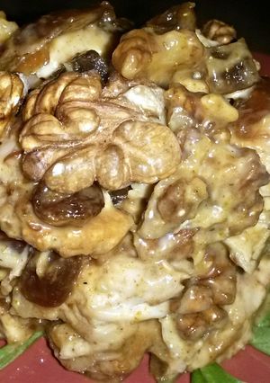 A picture of Sig's Red Onion Chutney and Chicken Salad.