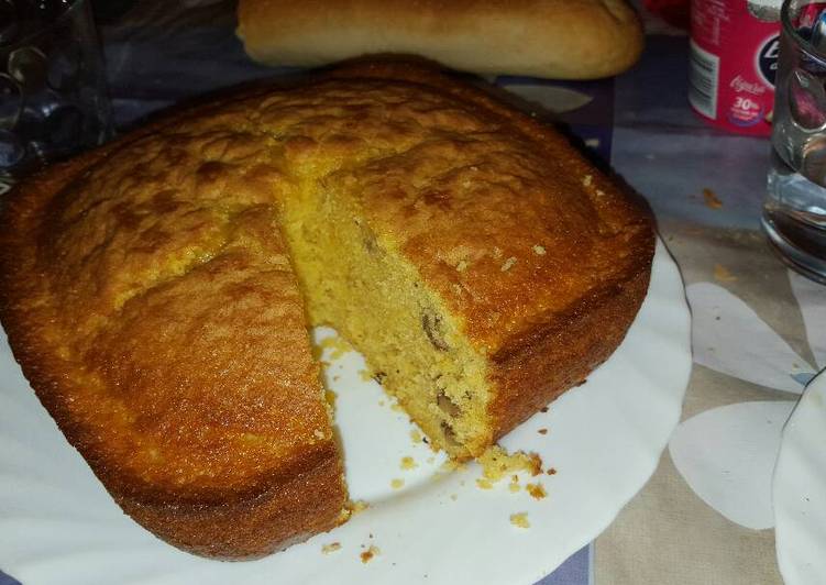 Bizcocho de zanahoria y nueces