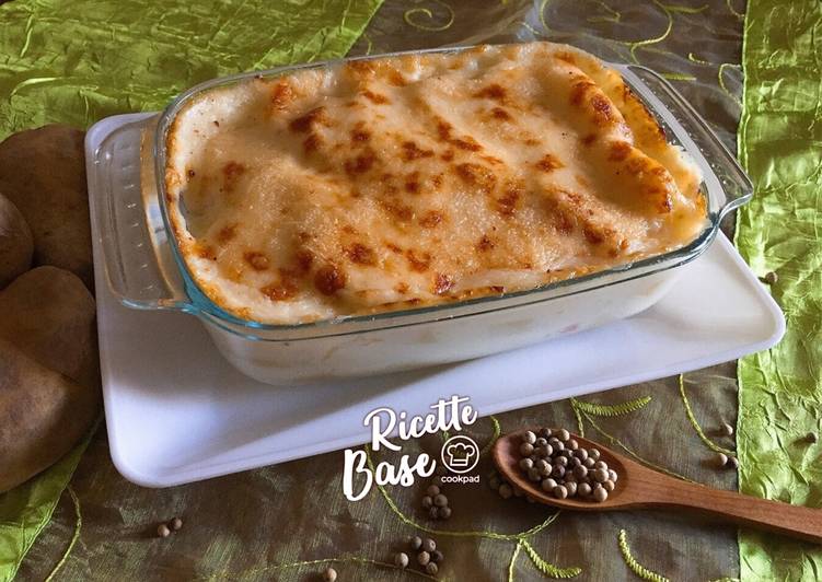 Recetta di Fatto in casa super veloce Gratin di patate