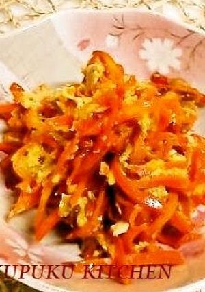A picture of Slightly Sweetened Carrot Shirishiri.