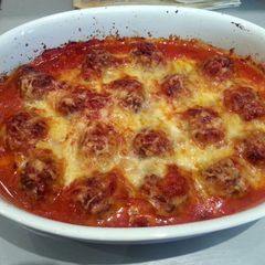 A picture of Cheesy meatballs.
