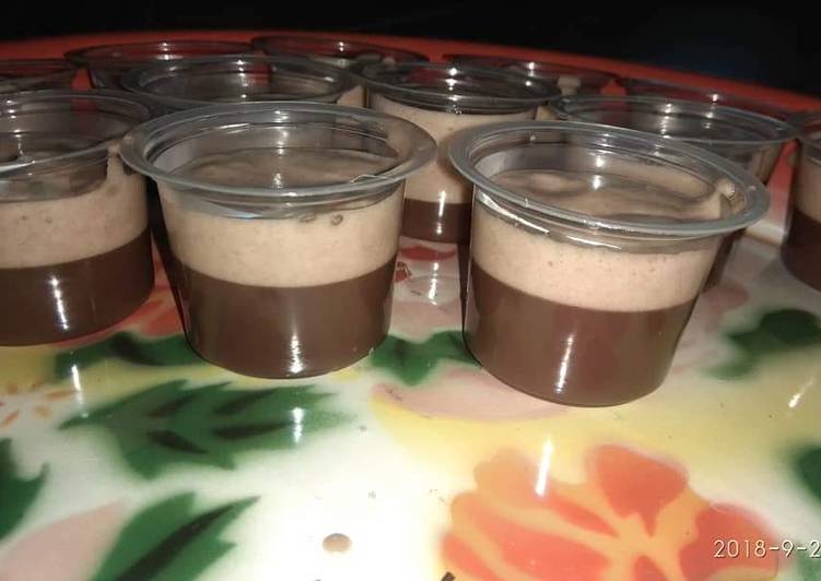 Puding busa chocolatos🍮