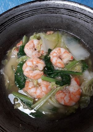 รูปของ ผัดผักรวมกุ้งสด