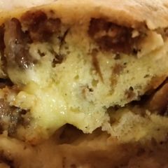 Sausage & Mushroom Quiche A picture of Sausage & Mushroom Quiche.