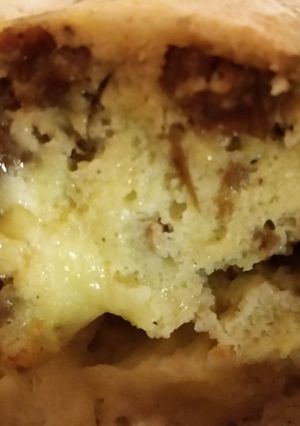 A picture of Sausage & Mushroom Quiche.