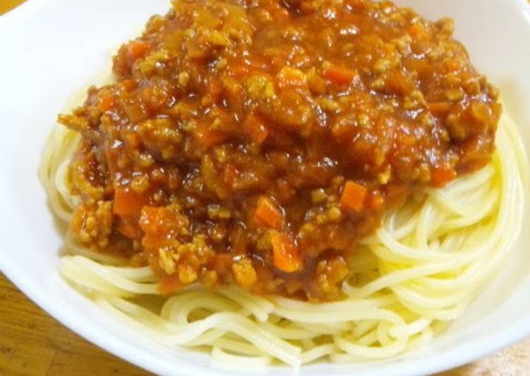 Easy Meat Sauce with Ketchup
