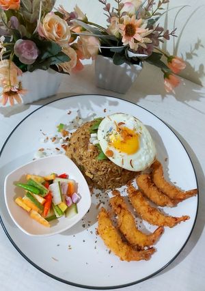 Foto resep Nasi goreng jepang Ebi Furai