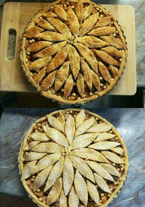 Őszi körtés-szilvás pitém /Herbstlich Birne-Pflaumekuchen recept fotója