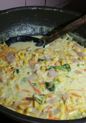 Foto resep Corn cream soup