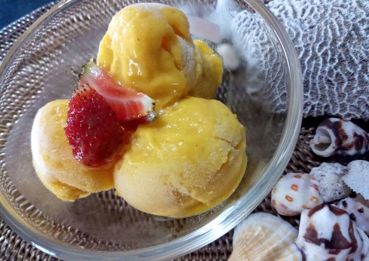 Resep Sorbet Mangga Stroberi yang Lezat Sekali