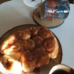 A picture of Spiced Carmel Rolls.