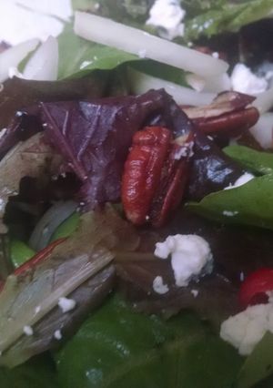 A picture of Cran-orange pecan salad.