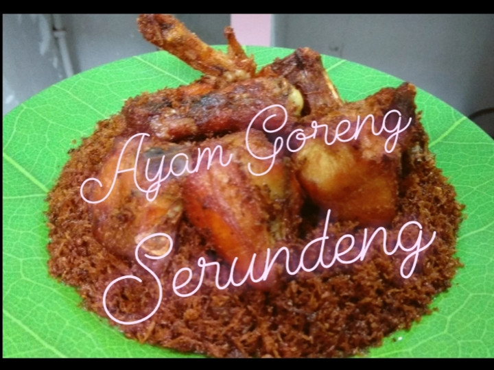  Resep gampang membuat Ayam Goreng Serundeng Kelapa yang enak