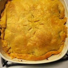 A picture of Left Over Turkey-pumpkin Pot Pie.