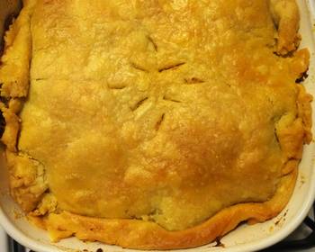 Ready to Serve Left Over Turkeypumpkin Pot Pie Delicious Nutritious