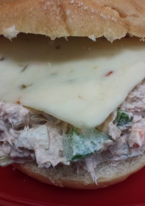 A picture of I know it's just canned tuna. But make it your own!!.
