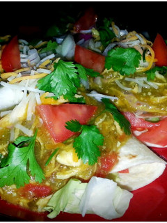 A picture of Mike's Smothered Soft Chicken Tacos.
