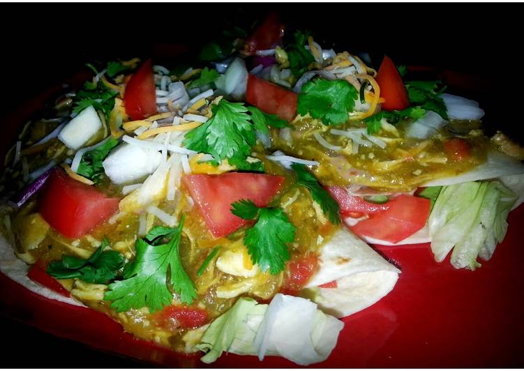 Recipe of Favorite Mike&#39;s Smothered Soft Chicken Tacos