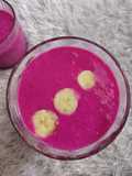 604. Smoothie Buah Naga Yogurt Pisang