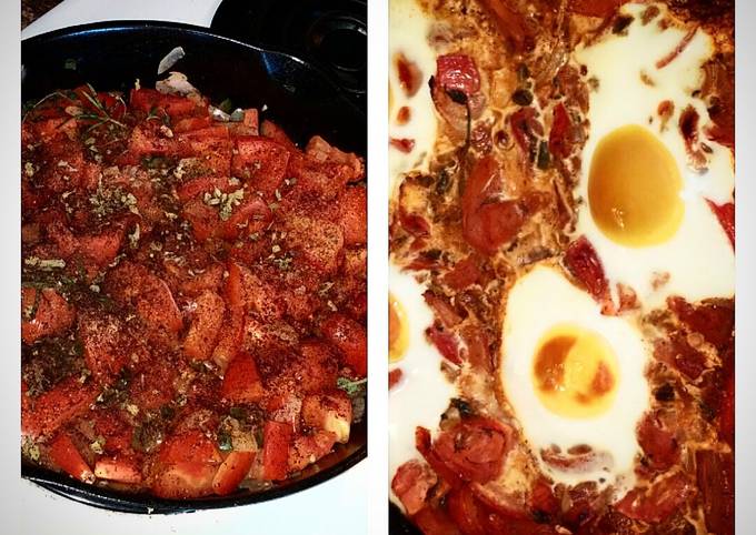 Step-by-Step Guide to Prepare Quick Shakshouka Israeli Breakfast