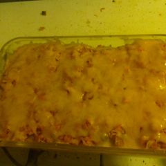 A picture of Doritos pie casserole.
