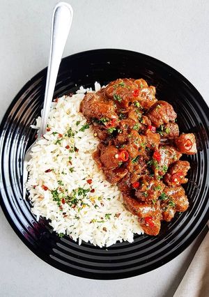 A picture of Spicy Pork Vindaloo.